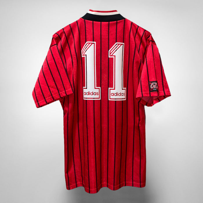 1994-1995 Glasgow Rangers Adidas Away Shirt #11 Brian Laudrup  - Marketplace