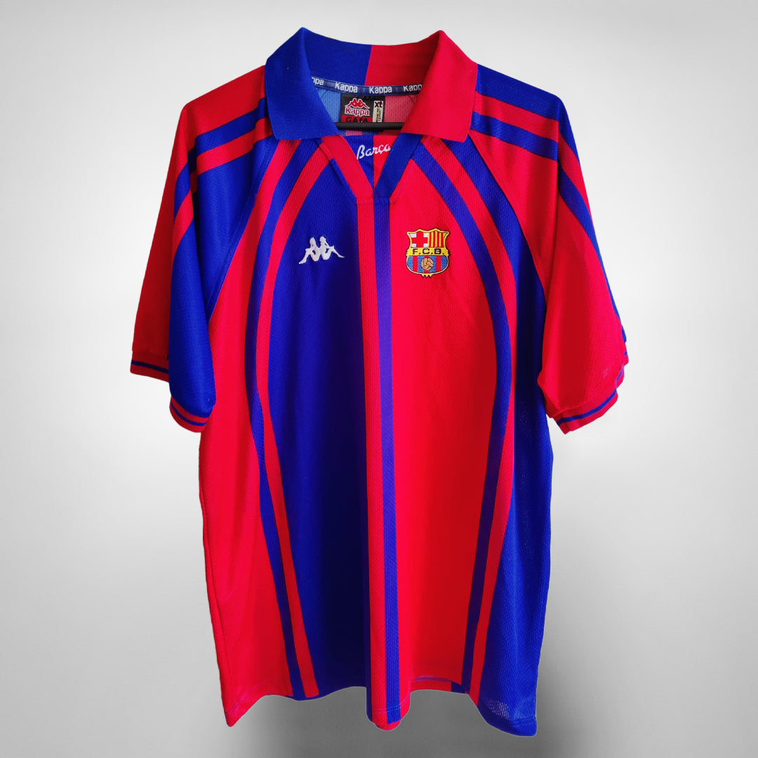 Camiseta retro sales barcelona kappa