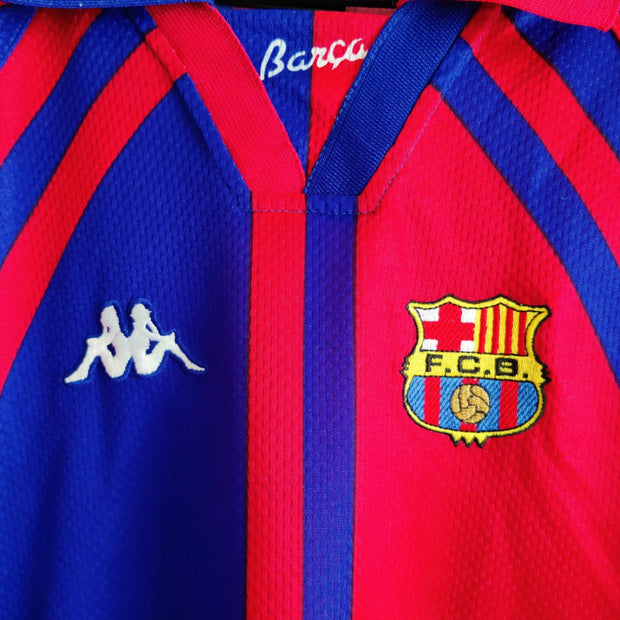 1997-1998 FC Barcelona Kappa European Cup Shirt 