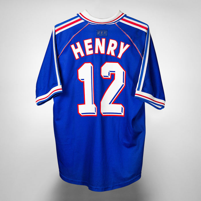 1998-2000 France Adidas Home Shirt #12 Thierry Henry  - Marketplace