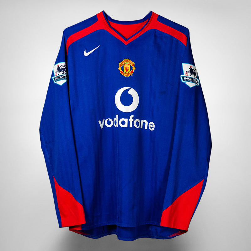 2005-2006 Manchester United Nike Long Sleeve Away Shirt #7 Cristiano Ronaldo  - Marketplace