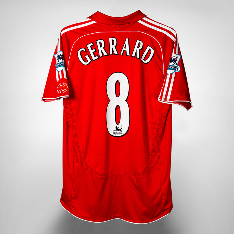 2006-2008 Liverpool Reebok Home Shirt #8 Steven Gerrard  - Marketplace