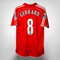 2006-2008 Liverpool Reebok Home Shirt #8 Steven Gerrard