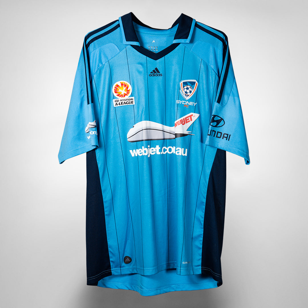 2012 2013 Sydney FC Adidas Home Shirt 6 Jason Culina