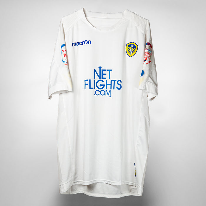2010-2011 Leeds United Macron Home Shirt #14 Jonny Howson - Marketplace