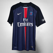 2015-2016 Paris Saint-Germain PSG Nike Home Shirt #11 Angel Di Maria
