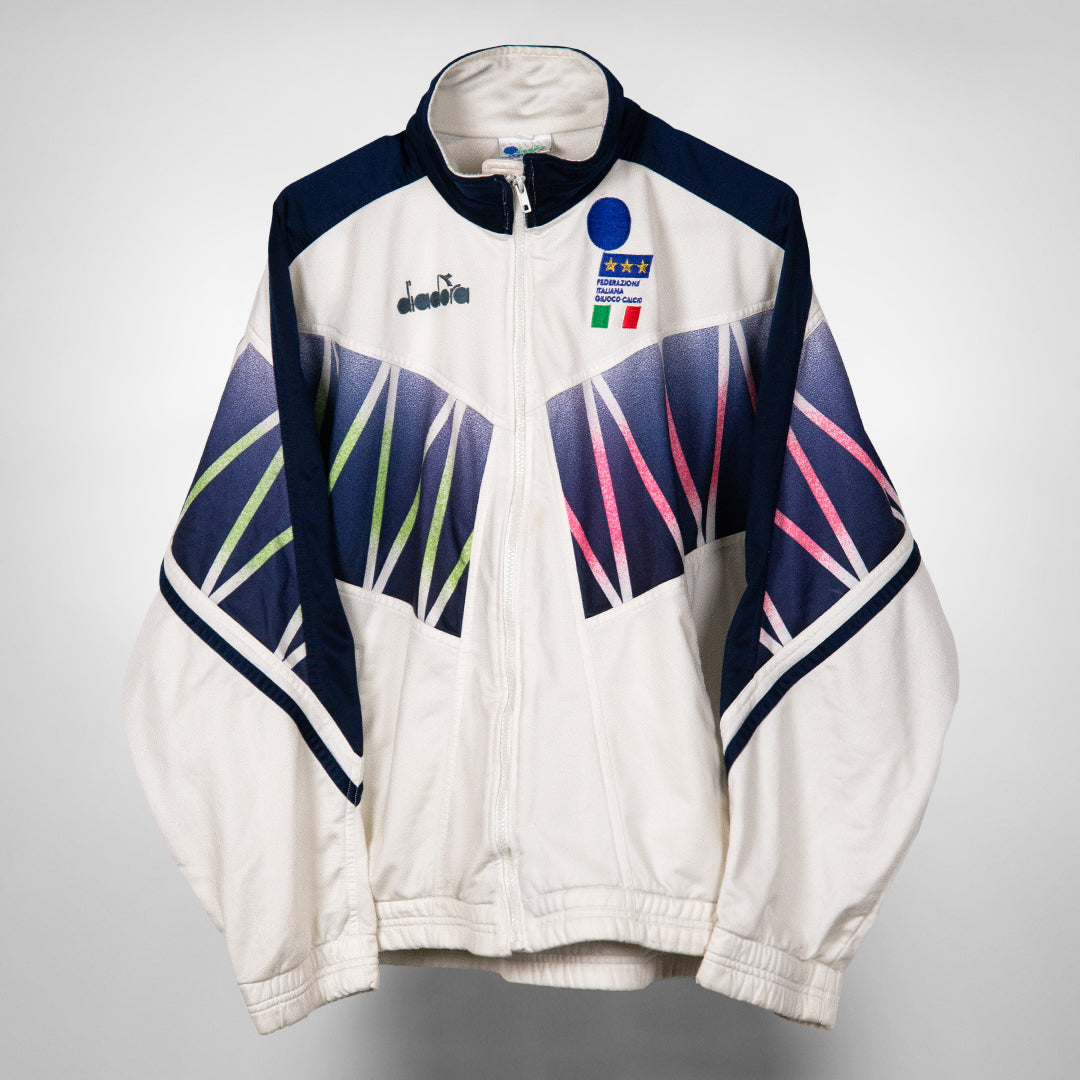 1994 Italy Diadora Jacket White