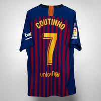 2018-2019 FC Barcelona Nike Vaporknit Home Shirt #7 Philippe Coutinho