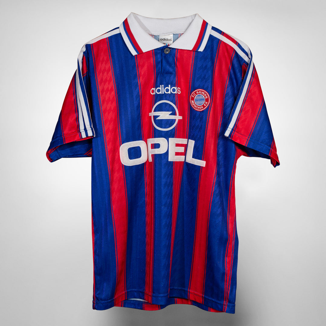 1995-1997 Bayern Munich Adidas Home Shirt #7 Mehmet Scholl