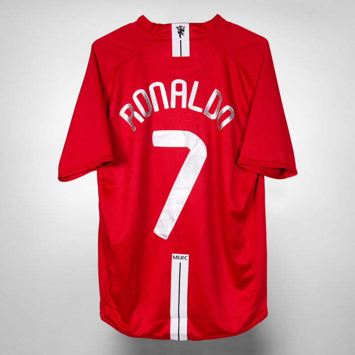 2007-2008 Manchester United Ronaldo #7 Nike Home Shirt