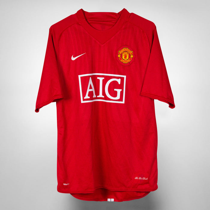 2007-2008 Manchester United Nike Home Shirt  - Marketplace
