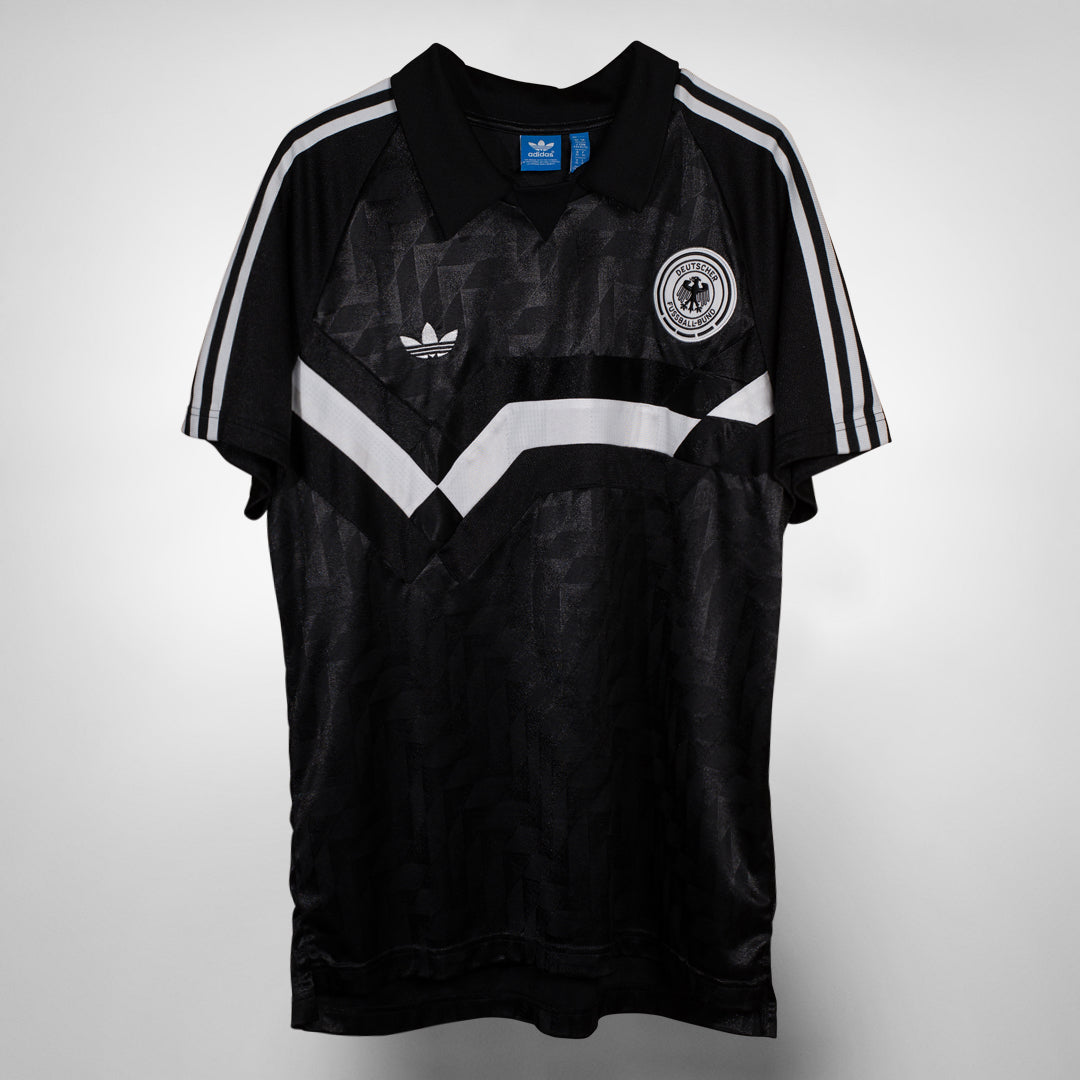 1988 90 West Germany Adidas Originals Modern Reproduction Shirt Classic Football Shirts Vintage Football Shirts Rare Soccer Shirts Worldwide Delivery 90 s Football Shirts Manchester United Arsenal Juv...