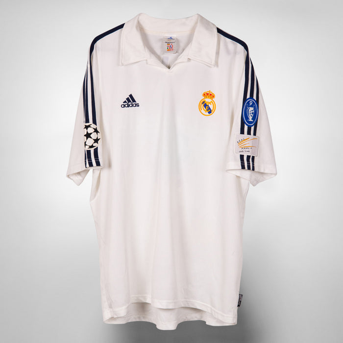 2002-2003 Real Madrid Adidas Home Shirt #5 Zinedine Zidane