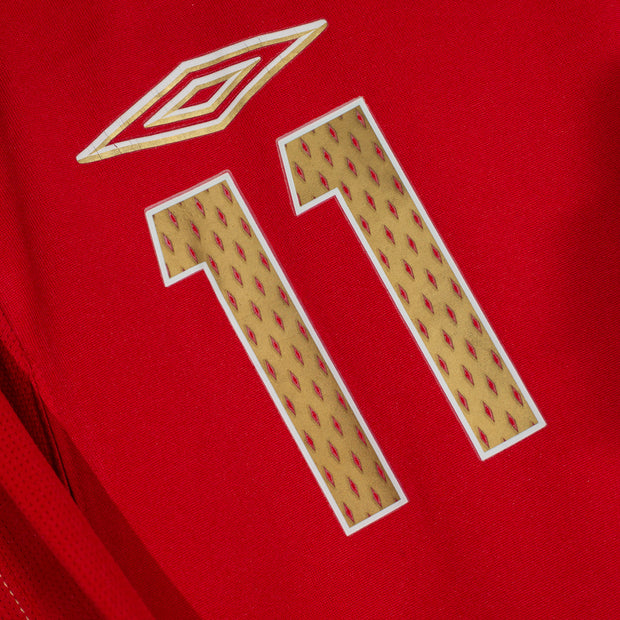 2006-2008 England Umbro Away Shirt 