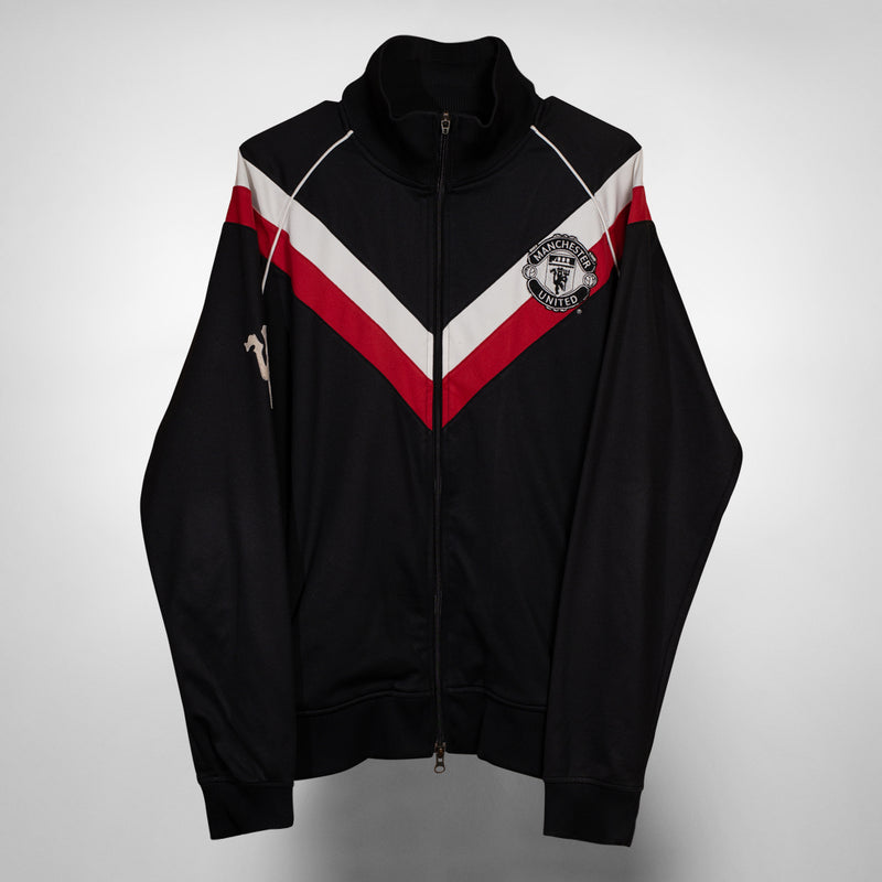 Retro Manchester United Nike Zip Up Jacket (Black)