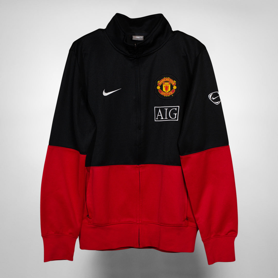 2009-2010 Manchester United Nike Training Track Jacket