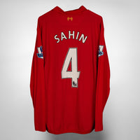 2012-2013 Liverpool Warrior Home Shirt Long Sleeve #4 Nuri Sahin