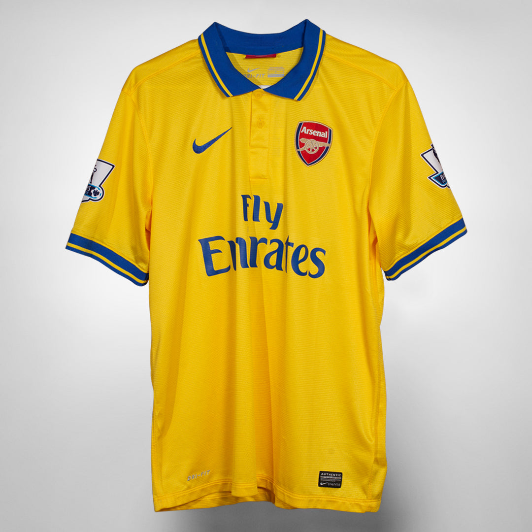 2013-2014 Arsenal Nike Away Shirt #10 Jack Wilshere | Classic Football  Shirts | Vintage Football Shirts | Rare Soccer Shirts | Worldwide Delivery  | 90's Football Shirts | Manchester United, Arsenal, Juventus,