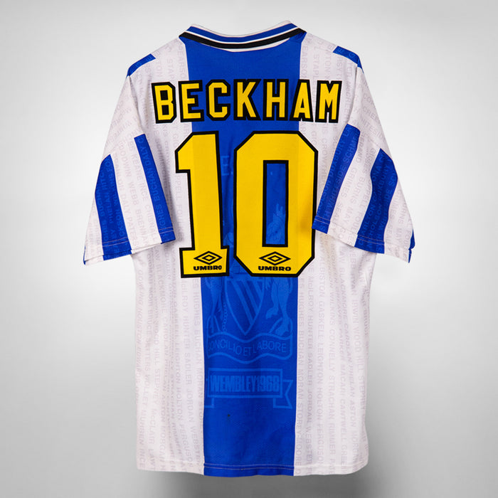1994-1996 Manchester United Umbro Third Shirt #10 David Beckham