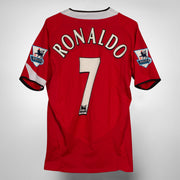 2004-2006 Manchester United Nike Home Shirt #7 Cristiano Ronaldo