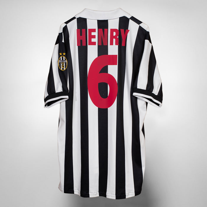 1998-1999 Juventus Kappa Home Shirt #6 Thierry Henry