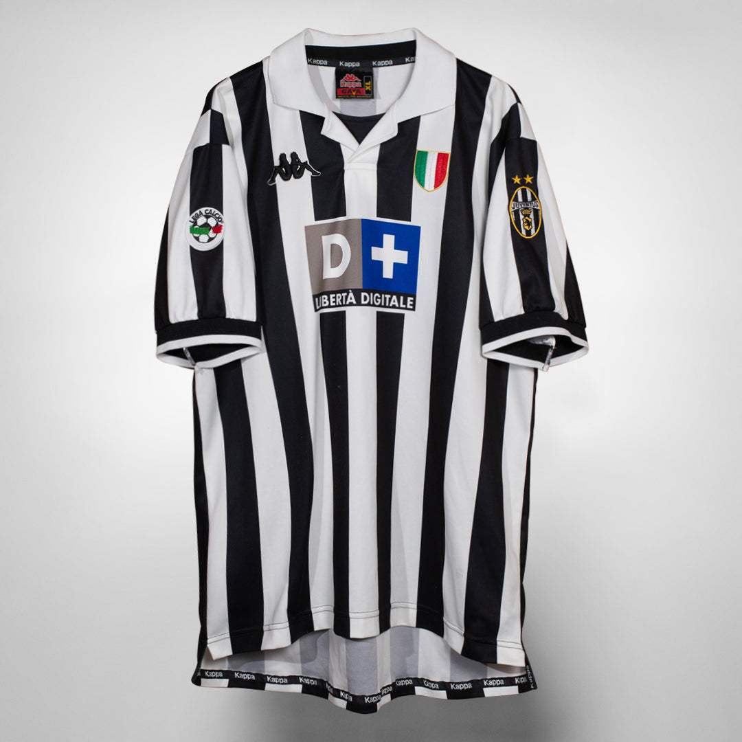 1998 1999 Juventus Kappa Home Shirt 6 Thierry Henry Classic Football Shirts Vintage Football Shirts Rare Soccer Shirts Worldwide Delivery 90 s Football Shirts Manchester United Arsenal Juventus