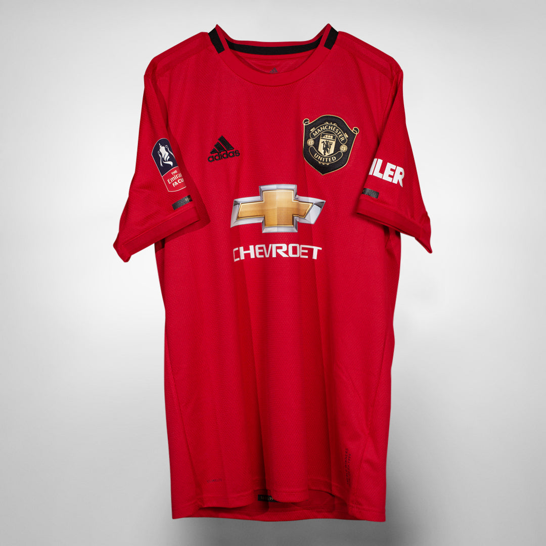 2019-2020 Manchester United Adidas Home Shirt #18 Bruno Fernandes  - Marketplace