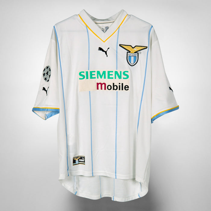 2001-2002 Lazio Puma UCL Away Shirt #13 Alessandro Nesta