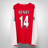 2006-2008 Arsenal Nike Home Shirt Long Sleeve #14 Theirry Henry