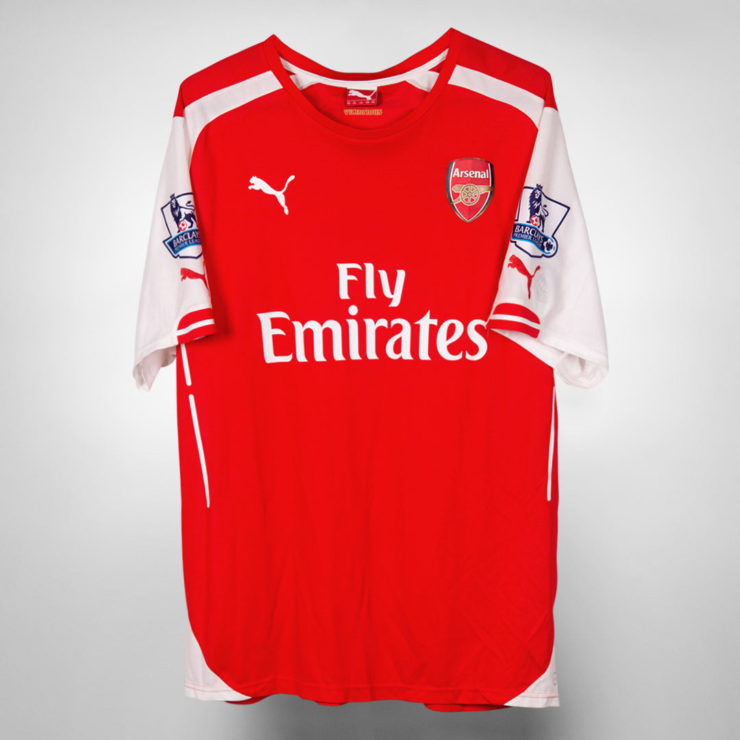 2014-2015 Arsenal Nike Home Shirt #7 Tomáš Rosický