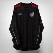 2001-2003 England Umbro Goalkeeper Shirt