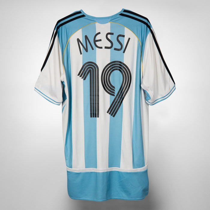 2006-2007 Argentina Adidas Home Shirt #10 Lionel Messi