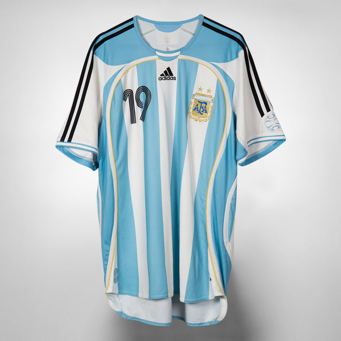 2006-2007 Argentina Adidas Home Shirt #10 Lionel Messi