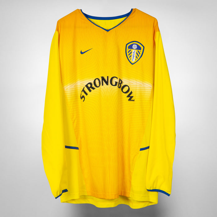2002-2004 Leeds United Nike Long Sleeve Away Shirt #11 Harry Kewell