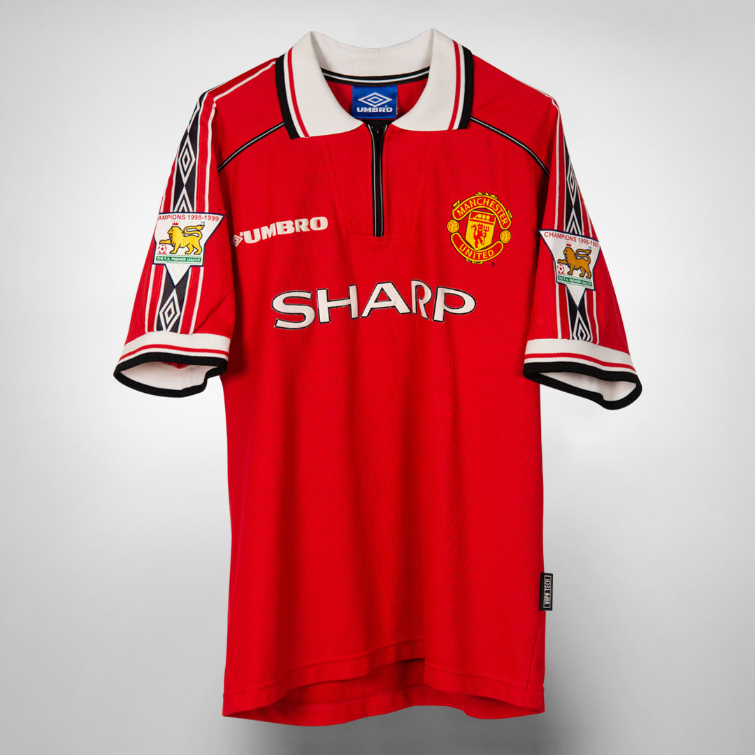 Manchester united best sale retro shirt 1999