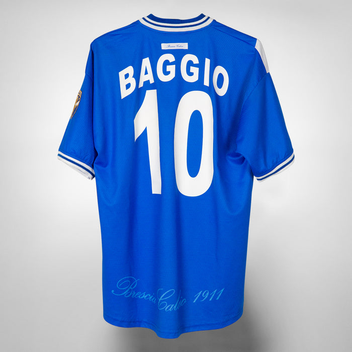 2000-2001 Brescia Garman Home Shirt #10 Roberto Baggio