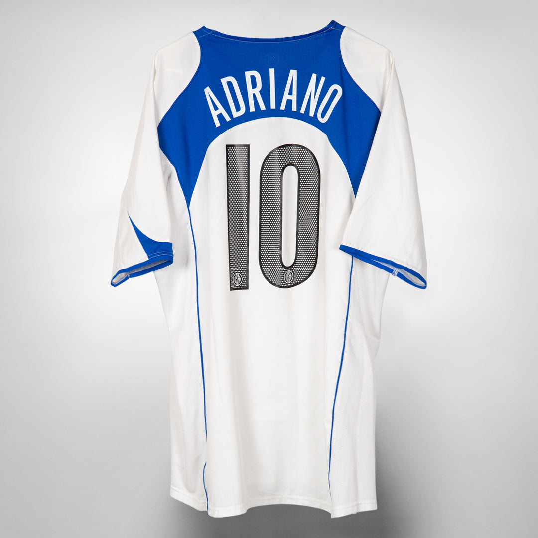 2004-2005 Inter Milan Nike Away Shirt #10 Adriano