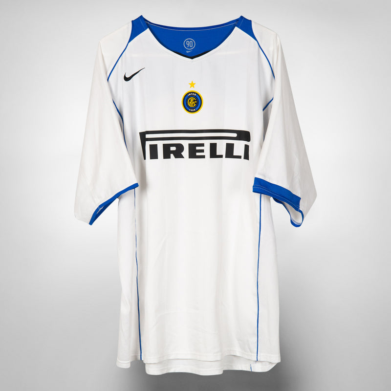 2004-2005 Inter Milan Nike Away Shirt #10 Adriano