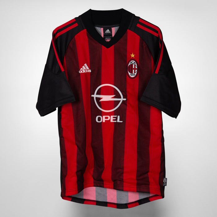 2002-2003 AC Milan Adidas Home Shirt - Marketplace