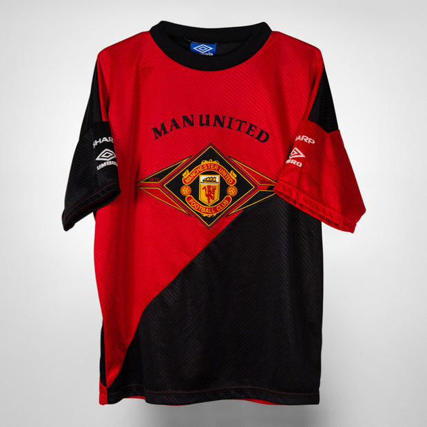 1994-1995 Manchester United Umbro Training Shirt - Marketplace