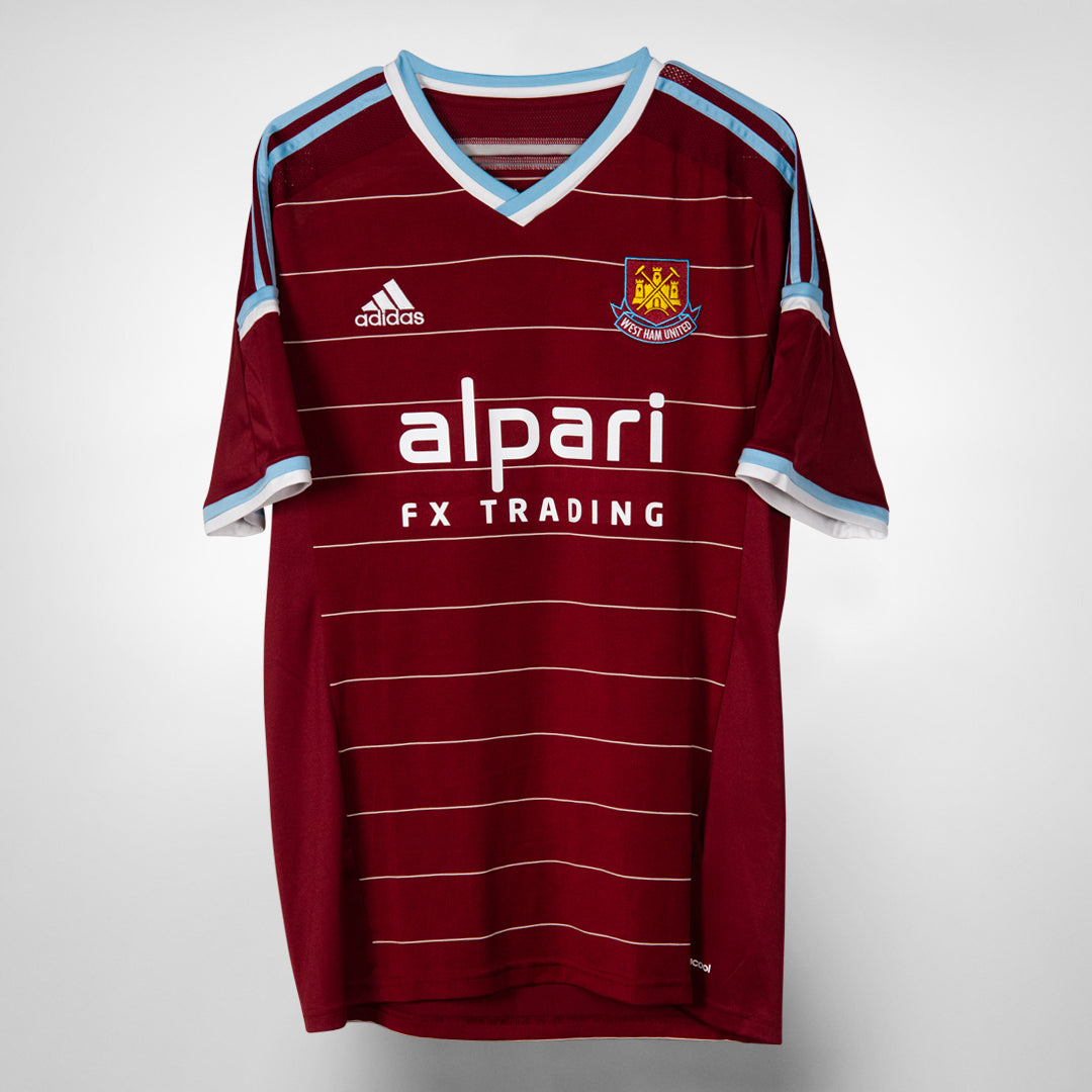 2014-2015 West Ham United Adidas Home Shirt #16 Noble - Marketplace