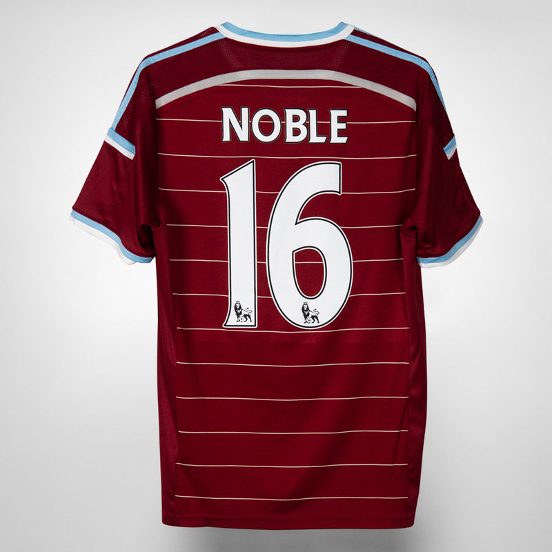 2014-2015 West Ham United Adidas Home Shirt #16 Noble - Marketplace