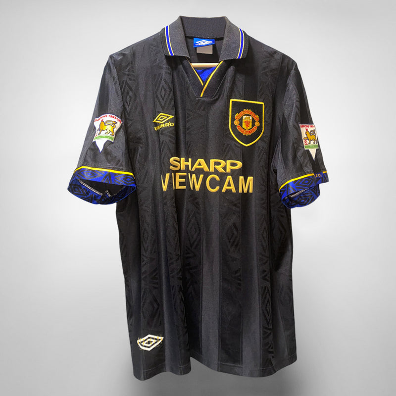 1994-1995 Manchester United Umbro Away Shirt #8 Paul Ince - Marketplace