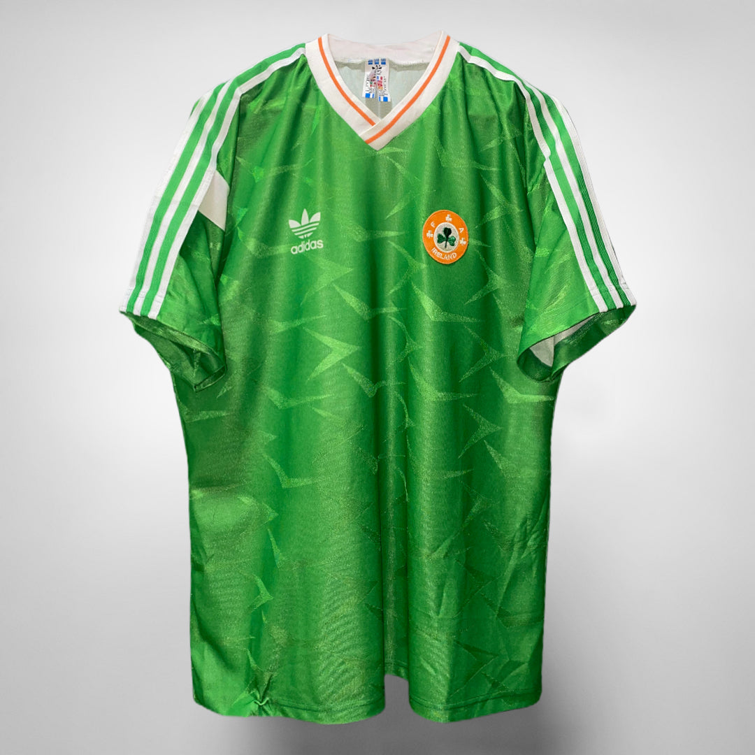 1990 Ireland Adidas Home Shirt Australia s premium vintage