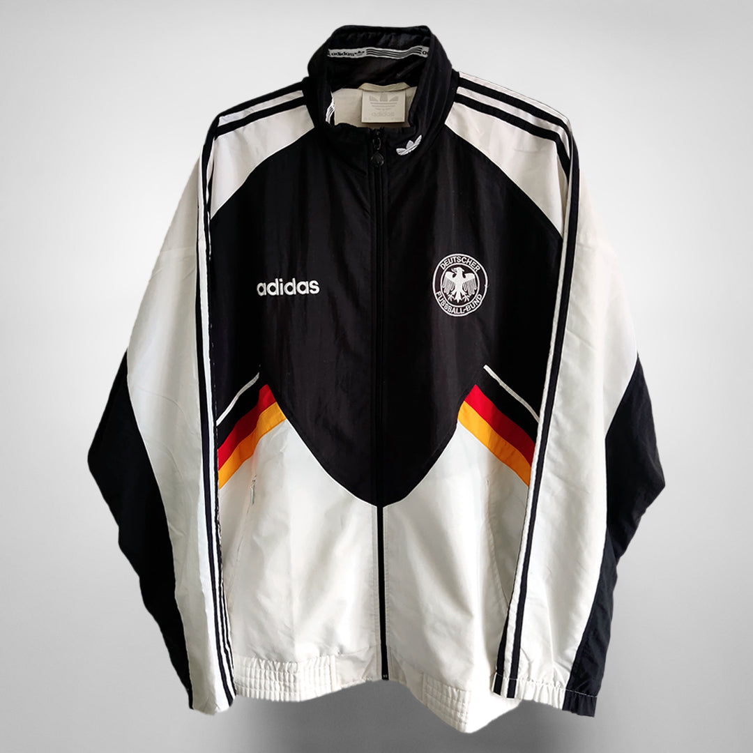 adidas Germany DNA Full Zip Track Top Jacket 23/24 (Black/White) - Soccer  Wearhouse