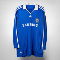 2008-2009 Chelsea Adidas Long Sleeve Home Shirt