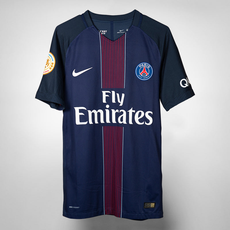 2016-2017 PSG Paris Saint-Germain Nike Home Shirt #11 Ángel Di María - Player Spec