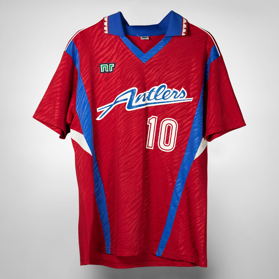 1994-1995 Kashima Antlers Ennerre Home Shirt #10 Zico
