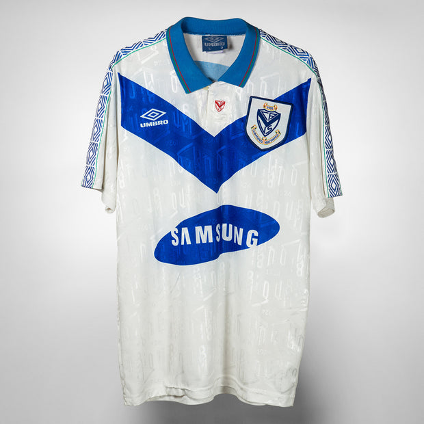 1993-1994 Velez Sarsfield Umbro Home Shirt | Classic Football Shirts |  Vintage Football Shirts | Rare Soccer Shirts | Worldwide Delivery | 90's  Football Shirts | Manchester United, Arsenal, Juventus, Barcelona, Bayern,