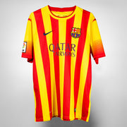 2013-2014 FC Barcelona Nike Away Shirt #8 Andrés Iniesta
